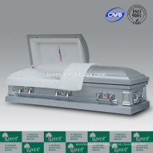 LUXES Style américain cercueils métalliques à vendre